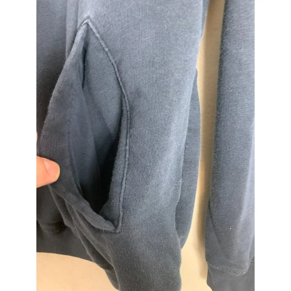 Nike Men's Black Hoodie Pullover Sweatshirt Kangaroo Pocket Logo Size Medium